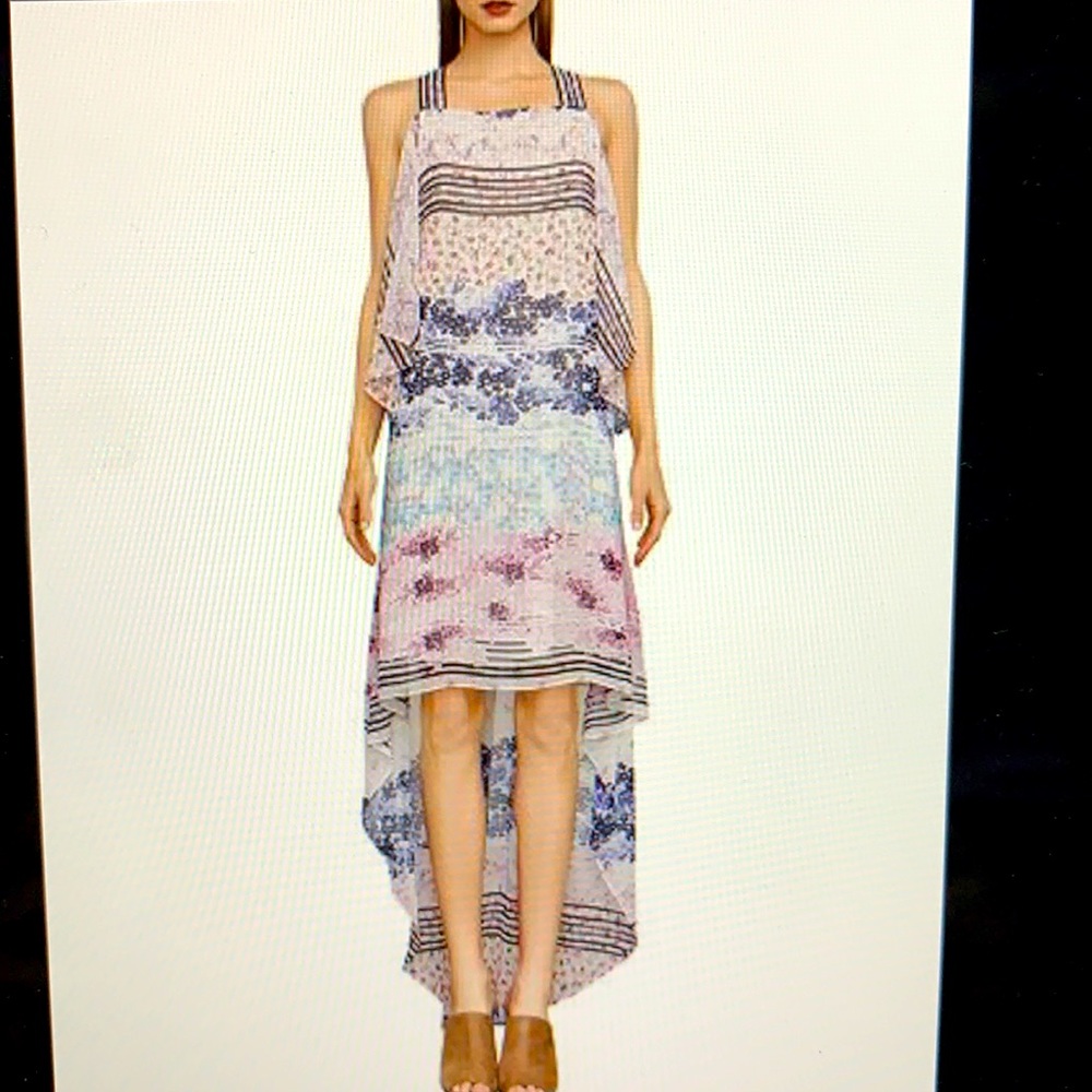 BCBG Max Azria Aaric Floral print High/Low Dress - Picture 1 of 7